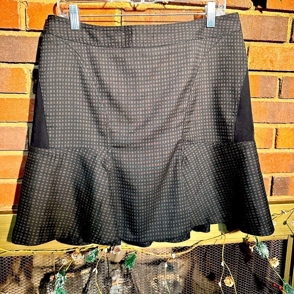🛍️worthington black brown skirt new condition.